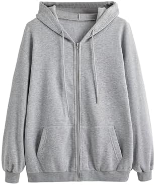 Shein Moosta Grey Hoodie Shein SheIn Women's Oversized Long Sleeve