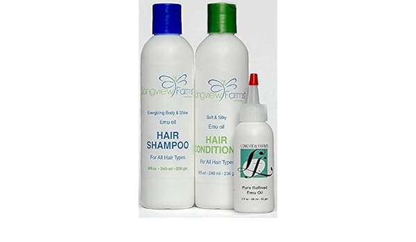 Amazon Com Emu Oil Hair Care Sets Hair Loss Dry Scalp Beauty