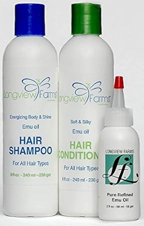 Amazon Com Emu Oil Hair Care Sets Hair Loss Dry Scalp Beauty