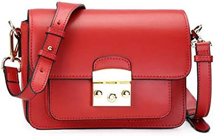 定番 新しいファッションシンプルで汎用性の高いコンパクトビリヤードショルダースリングレザーハンドバッグ 繊細な裏地 宴会バッグ Red 色