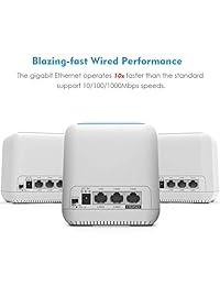Wavlink   Sistema WiFi de malla para todo el hogar, enrutador WiFi, correa doble, cobertura WiFi de alta velocidad de hasta 6 metros cuadrados, funciona con cualquier dispositivo (3 unidades)