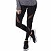 KIWI RATA Women Sports Mesh Trouser Gym Workout Fitness Capris Yoga Pant Legging