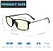 GAMEKING Ultra 9061 Blue Light Blocking Computer Glasses Gaming Glasses with TR90 Frame Amber Tint Lens for Digital Eye Strain Relief Better Sleep