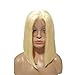 Munx Short Bob Lace Front Wigs Human Hair #613 Blonde Silky Straight Human Hair Wig 180% Density Bob Wigs with 13x4 Swiss Lace Frontal Pre Plucked Adjustable Cap 10 Inch