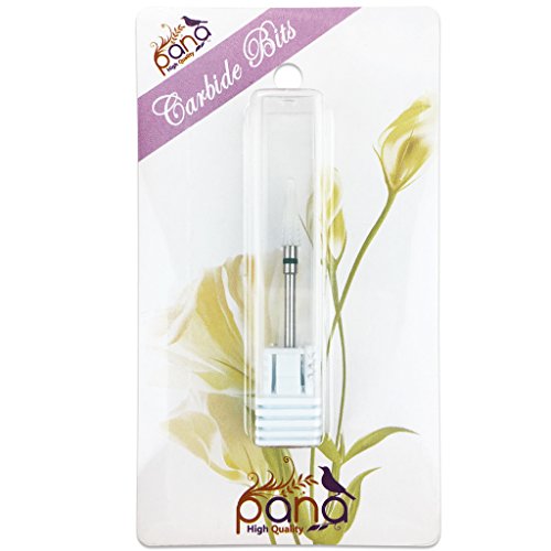Pana Professional 3/32" Shank Size - White Small Tapered Cone Ceramic Bit Coarse Grit - Nail Drill Bit for Dremel Machine