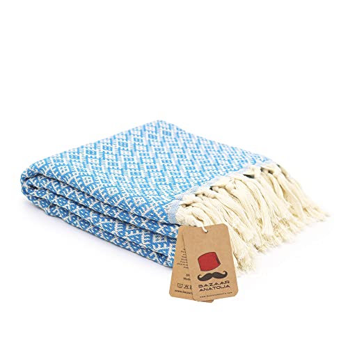 Bazaar Anatolia Ethnic Turkish Beach Towel 100 Cotton 73x38 Oversized