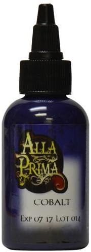 Tattoo Ink by Alla Prima - Primary Cobalt Blue Color - 1 oz Bottle