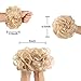 Messy Hair Bun Extensions 2PCS Curly Wavy Messy Synthetic Chignon Hairpiece Scrunchie Scrunchy Updo Hairpiece for Women (Pale Golden Blonde & Bleach Blonde Mixed)