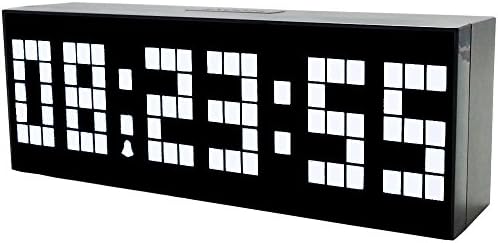 Chihai LED Digital Countdown Clock Switchable 12/24 Hour Display Mode(white)