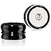 Fine Heavy Stoneware Stackable Shave Soap Bowl - Shaving Bowls For Men - Lather Mug For Wet Shavers - Black