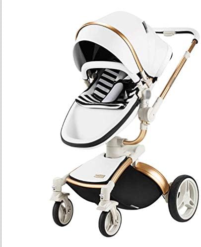 Baby Stroller Eggshell Design Can Sit Reclining Shockproof Two-Way Implementation Breathable High Landscape Design
