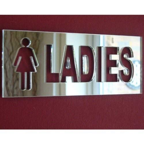 Ladies Mirror Sign 45cm x 30cm