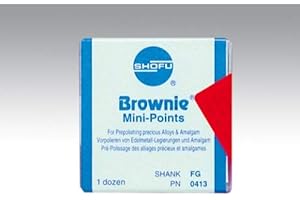 SHOFU DENTAL CORP 1950600 PT# 413 Point Brownie FG Mini 12/Bx Made by Shofu Corp