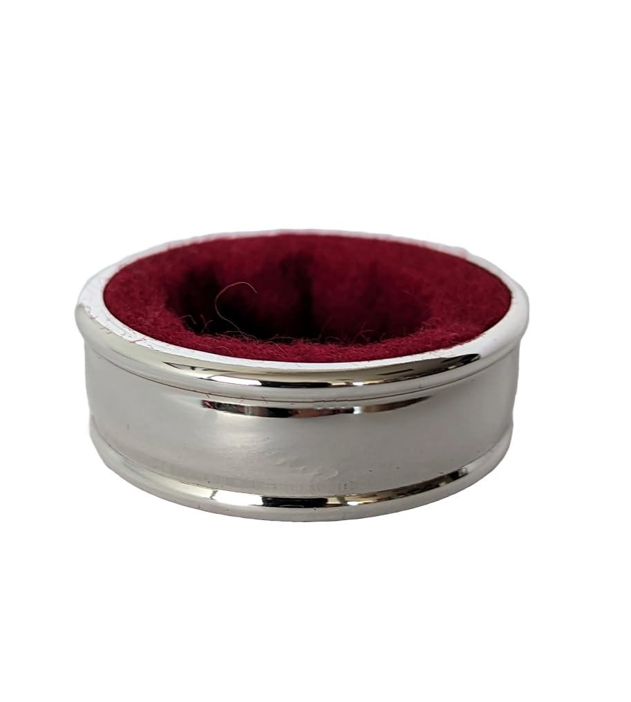 Drip Ring Drip Catcher Diameter 4 cm Width 1.5 cm Elegant Silver-Plated for Wine Bottles Bottles