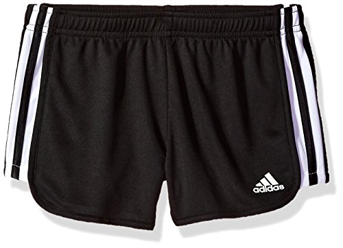 Adidas big girls  the block mesh short, black, s