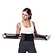 ApudArmis Waist Trimmer Belt Back Support Brace Weight Loss for Men & Women - One Size Adjustable, Black