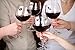 Simply Charmed His and Hers Magnetic Wine Charms & Stemless Glass Markers - Set of 12 - Fun Birthday, Hostess or Housewarming Gift