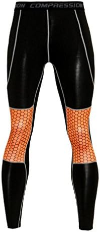 NATURET Compression Pants Running Tights & Men's Athletic Long Sleeve Baselayer Shirt Skin Fitness Lycra Set