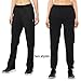baleaf Women's Fleece Pants Winter Running Gear with Zipper Pockets Athletic Joggers Adjustable Ankle Track Pants Black Size S