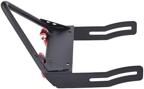 RCAIDONG Metal Steel Front Bumper With Stinger Towing Shackle for Axial SCX10 90021 90022 90027 90028 90034 90035 90036 90037