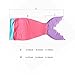 Zoom Cozy Mermaid Tail Blanket,All Season Warm Sleeping Bags for kids .Cute Gift(Pink and Purple) (S, Pink)