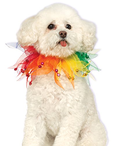Rubies Costume Company Fancy Rainbow Pet Collar