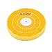 NIUPIKA Polishing Buffing Wheel Yellow Soft Cotton Bench Grinder with Arbor Hole Jewelers Rotary Tools (5 Inch - 50 Ply)