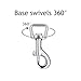 Swivel Snap Hooks, Lucky Goddness 20pcs Metal Heavy Duty Square Eye Clasp Buckle Trigger Clip Multipurpose- Best for Spring Pet Buckle, Key Chain for Linking Dog Leash Collar, Handmade Crafts Project