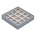 STACKERS CHARM SIZE’ Dusky Blue Criss Cross Charm STACKER Jewelry Box