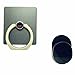 Kickstand, Universal Ring Stand /360 Degree Rotating/ + Car Holder Mount Anti Drop iRing for iPhone, iPad, iPod, Touch, Android, Samsung Galaxy Note Tab, Nokia, LG, HTC (Dark Gray)