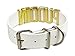 RongJun Girls Fashion HQ Harley White Gold Black Purple Chocker Cosplay Costume Accessory (White)