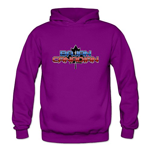 MeiLee Women's BajanCanadian Logo Customized 100% Cotton Hoodies