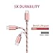 Micro USB Cable, 3Pack 6.6FT Long Nylon Braided High Speed USB to Micro USB Charging Cables Android Charger Cord