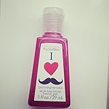 I Love Mustache Anti Bacterial Hand Gel Pomegranate 1 fl oz.