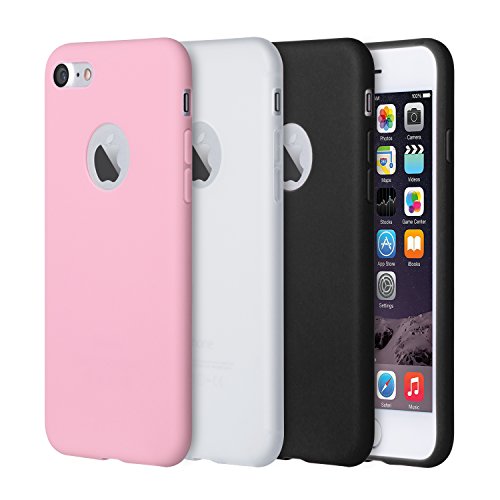 Iphone 7 case, pofesun 3 pack slim case lightweight cov…