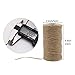 1000 Feet Natural Jute Twine String, Tenn Well 3Ply 2mm Arts and Crafts Twine for Gift Wrapping, Picture Display, Crocheting, Wedding, Christmas Ornaments (3pcs x 335 Feet)