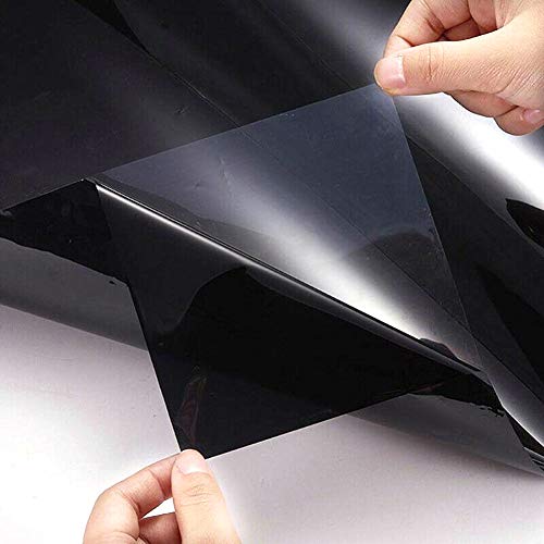 Zqasales Car Sunscreen Film Uncut Roll Window Sunscreen Film Mirror Window Film Static Cling Glass Tint Family Car Office Glass Sunscreen Film - Thumbnail 7