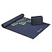 Gaiam Classic Cushion & Support Yoga Kit (Yoga Mat + Yoga Block), Midnight Capri, 4mm