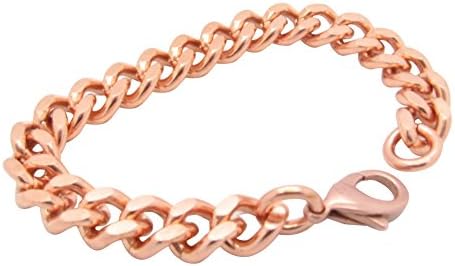 Men's Copper Bracelet CB670G - 7/16 of an inch wide. Available in 8 to 11 Inch Lengths.