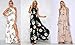 MISSLOOK Women's Bohemian Halter Sleeveless Floral-Print Split Summer Maxi Dress - Navy Blue S