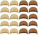 20 PCS Nylon Stretchy Material Wig Caps, PAFOWO 10 PCS Natural Beige Stocking Hair Nets & 10 PCS Light Brown Caps for Wigs Women