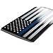 Aluminum Thin Blue Line Decal Blue Lives Matter Sticker Emblem | in Support of Police Officers and Law Enforcement 3.20