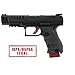 UTG Pro Plus 0 Base Pad, Walther PPQ 9/40, Matte Red Aluminum