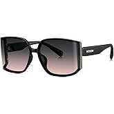 BOLON Women Cool Oversized Wrap-around Trendy Sunglasses, Exclusive Eyewear Brand of EssilorLuxottica