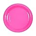Juvale 72 Pieces of Hot Pink Party Supplies with Paper Plates, Cups, and Napkins for Birthday Decorations, and Hot Pink Party Decorations (Serves 24)