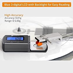 Neoteck Turntable Stylus Force Scale Gauge with LCD