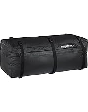 AmazonBasics – Erweiterbare Gepäcktasche für Heckträger, schwarz, 250 l, erweiterbar auf 325 l