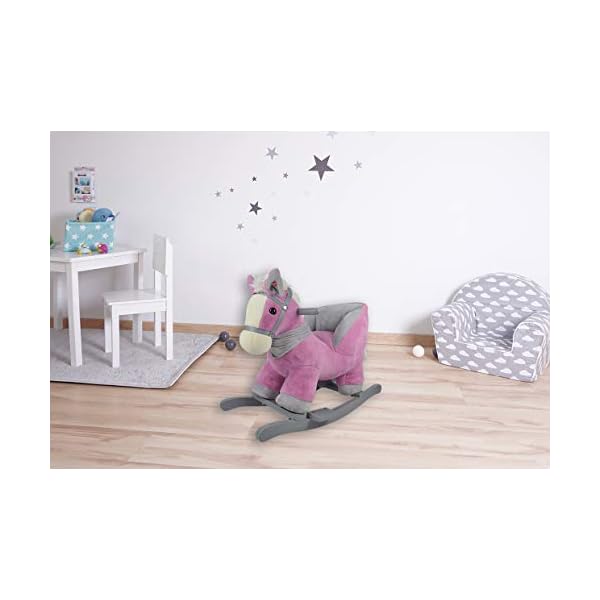 KNORRTOYS.COM 40385 Schaukeltier Lilia pink Horse – Bild 8