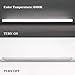 KALINA 2FT LED Tube Lights, 8W (25W Fluorescent Bulb Replacement), 6000K Cool White, Ballast Bypass, Frosted Cover, Pack of 4