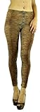 ToBeInStyle Women's Elastic Footless Elastic Leggings